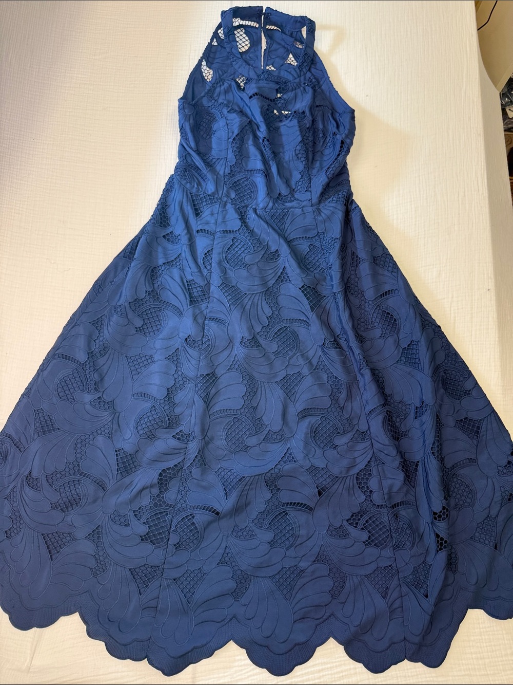 Lilly Pulitzer Navy Blue Lace Maxi Dress
